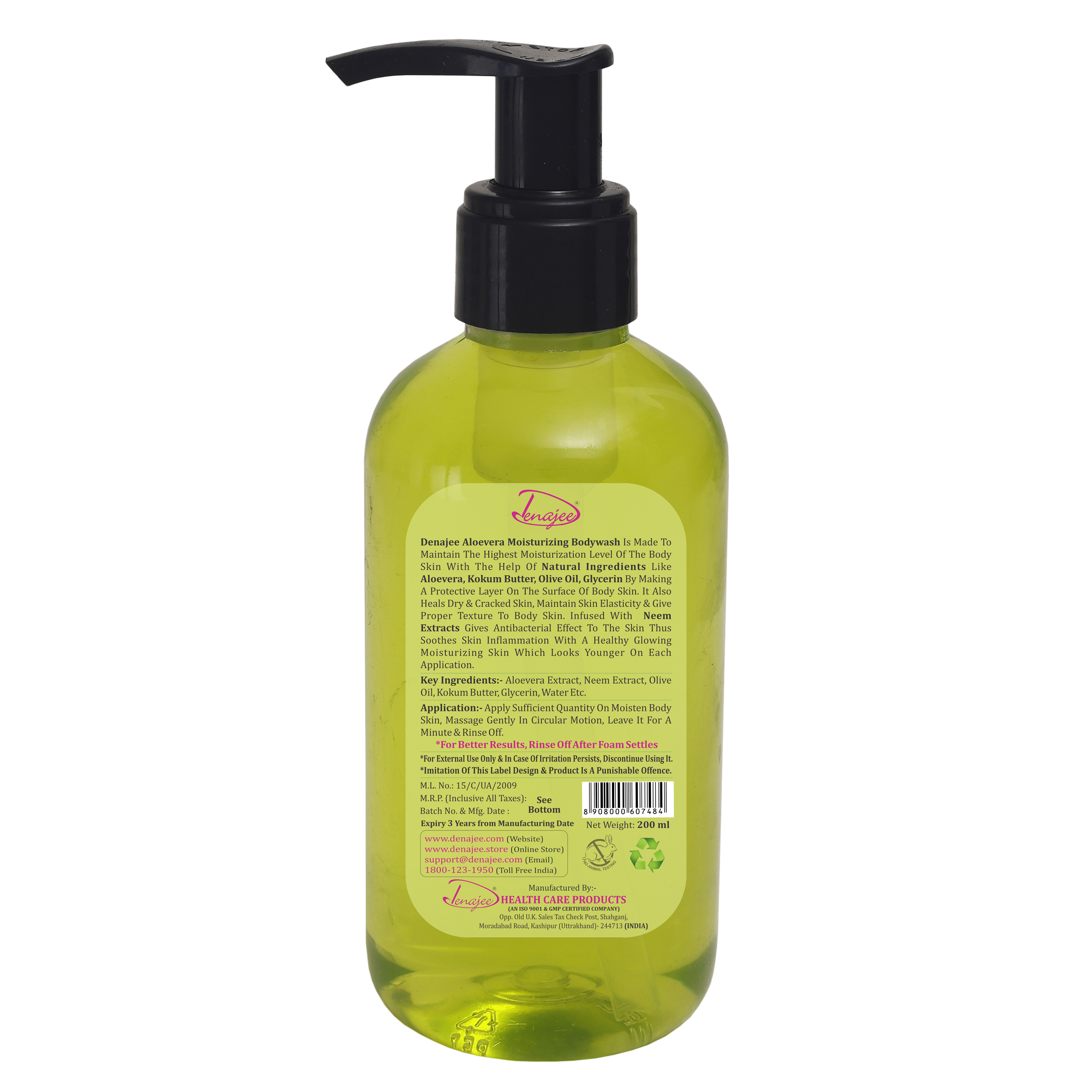 DENAJEE Aloevera Moisturizing Bodywash