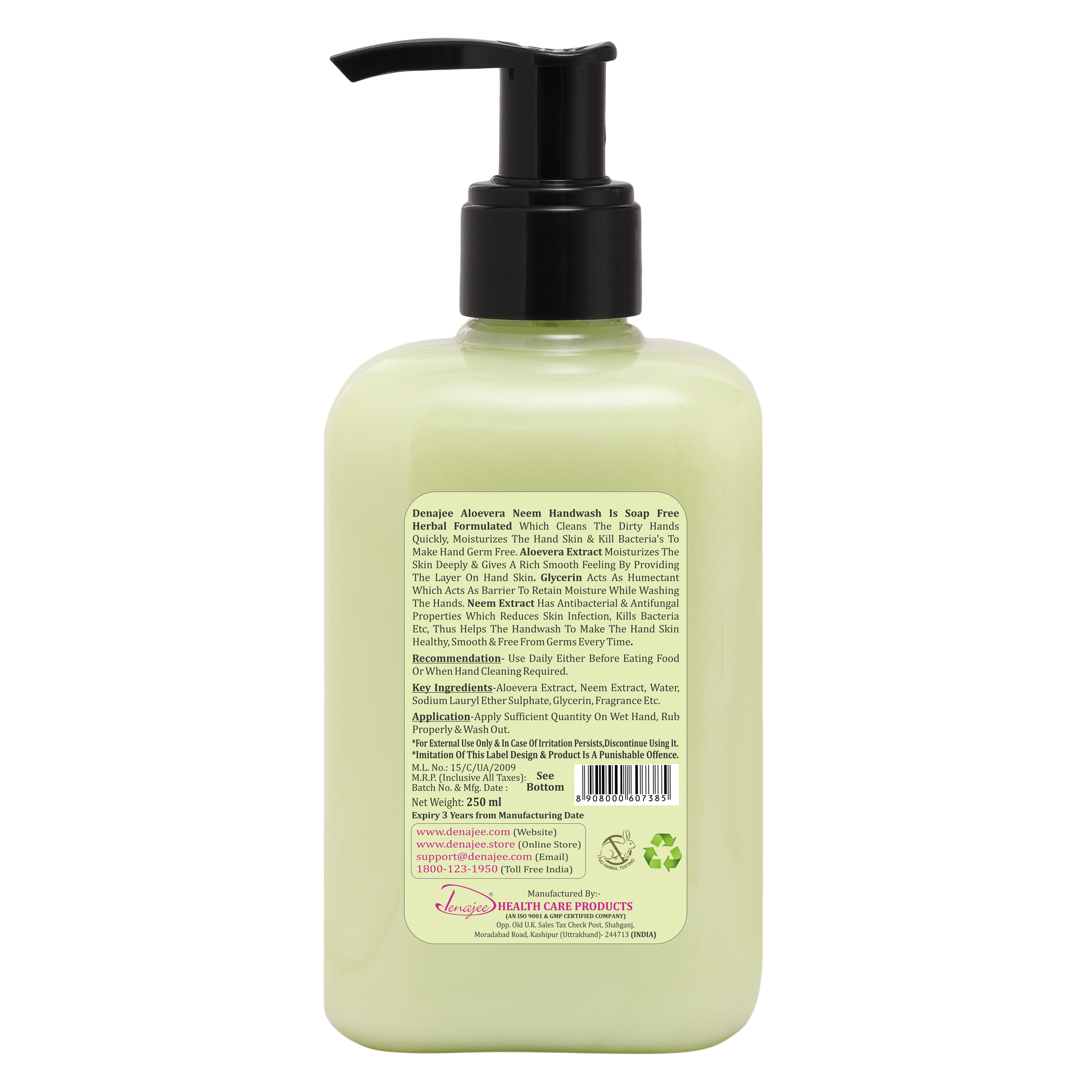 DENAJEE Aloevera Neem Handwash
