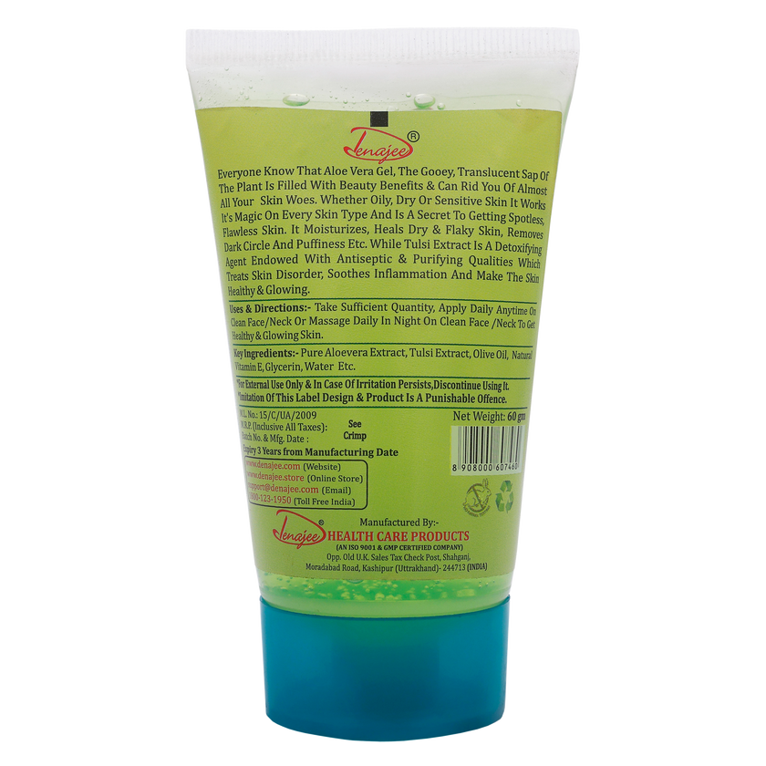 DENAJEE Aloevera Tulsi Herbal Face Gel