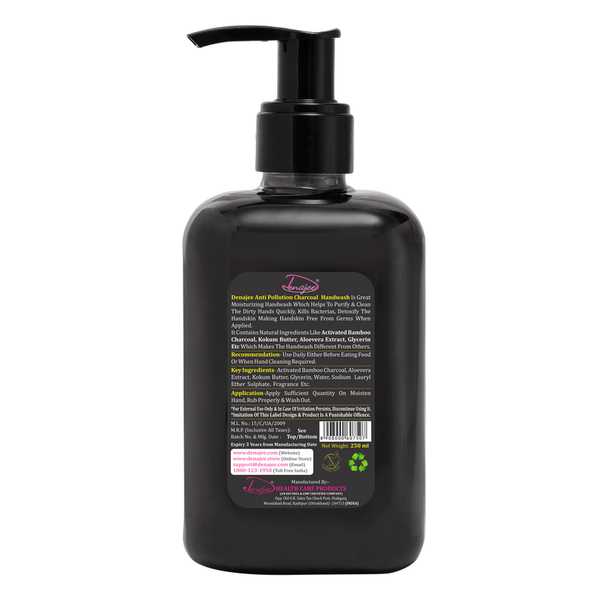 DENAJEE Anti Pollution Charcoal Handwash