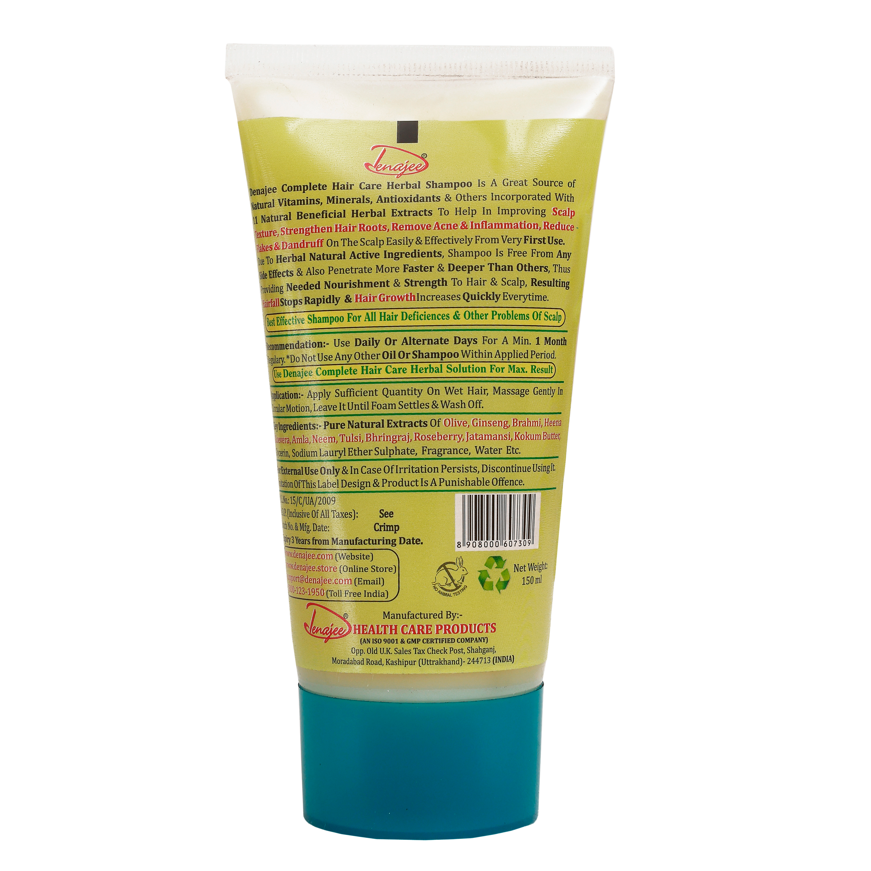 DENAJEE Complete Hair Care Herbal Shampoo
