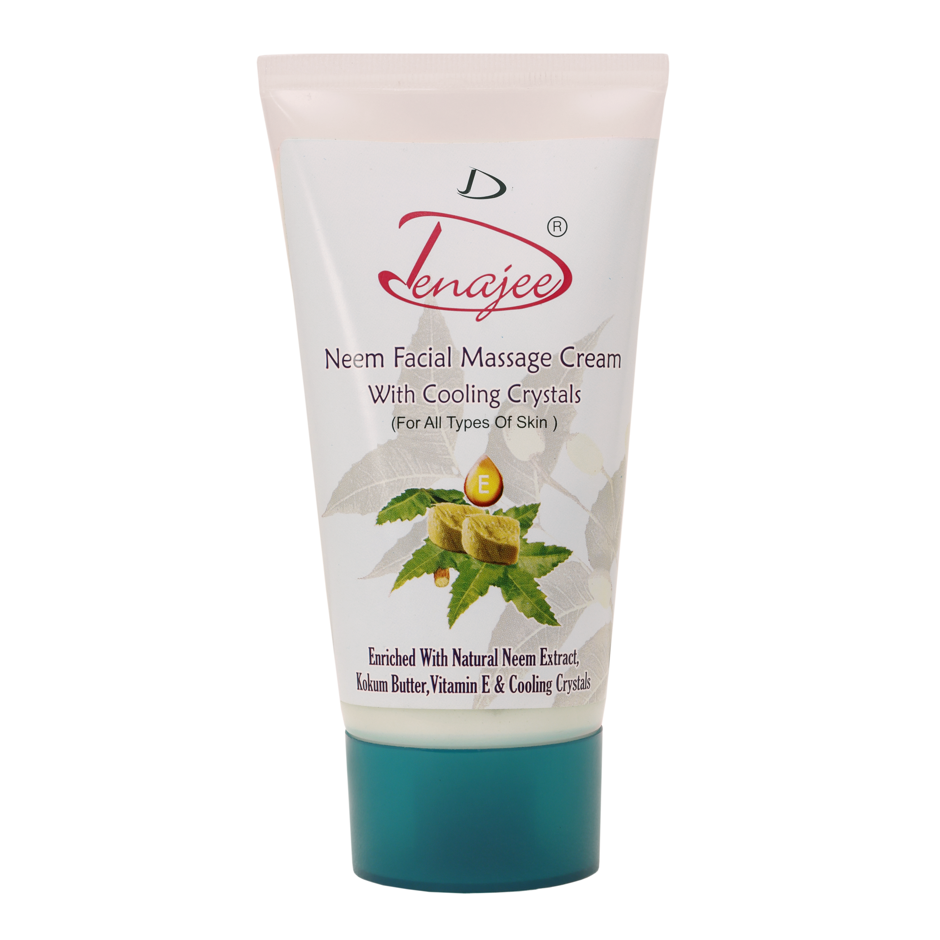 DENAJEE Neem Facial Massage Cream With Cooling Crystals