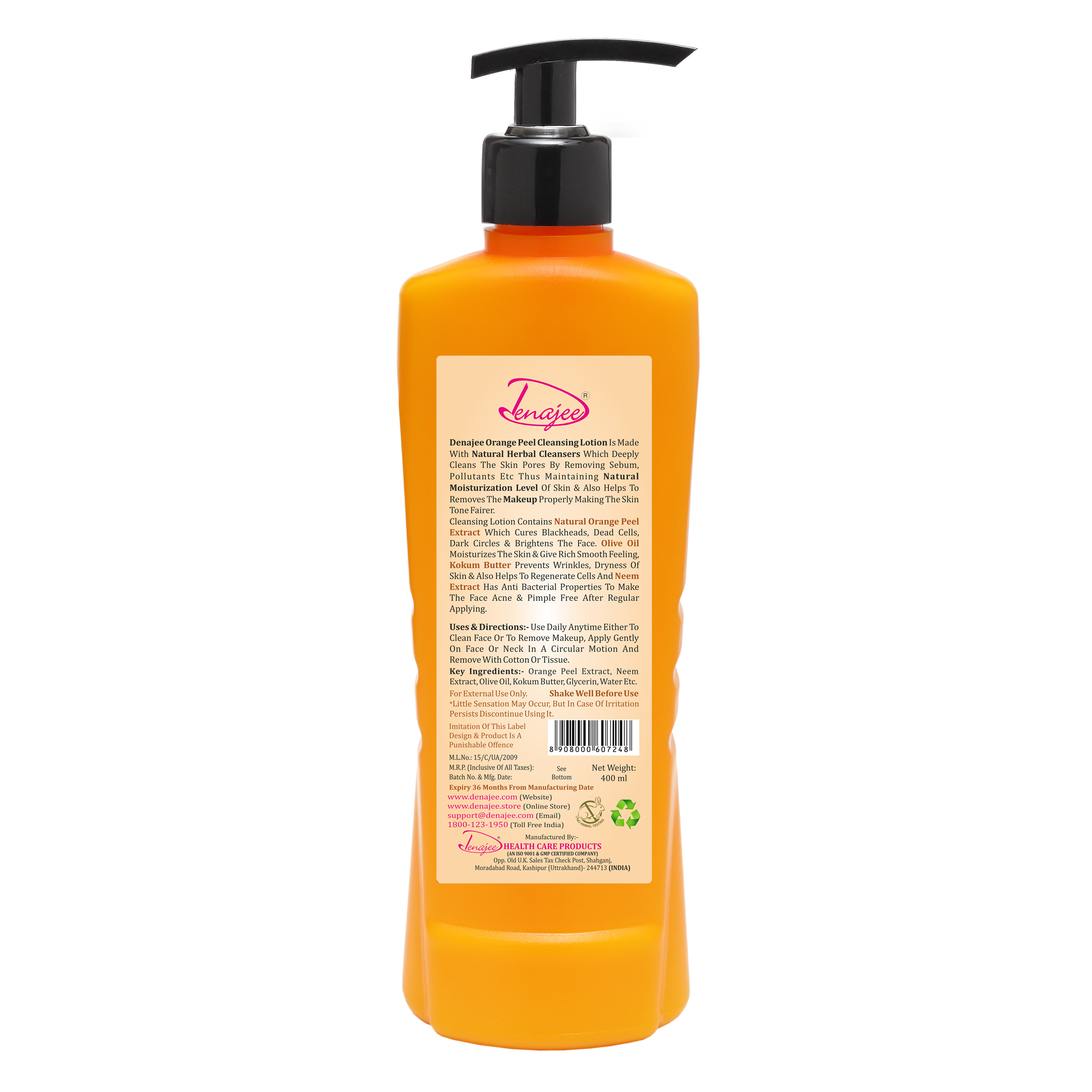 DENAJEE Orange Peel Cleansing Lotion