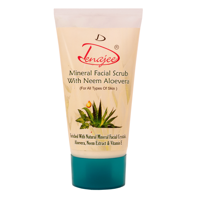 DENAJEE Mineral Facial Scrub With Neem Aloevera