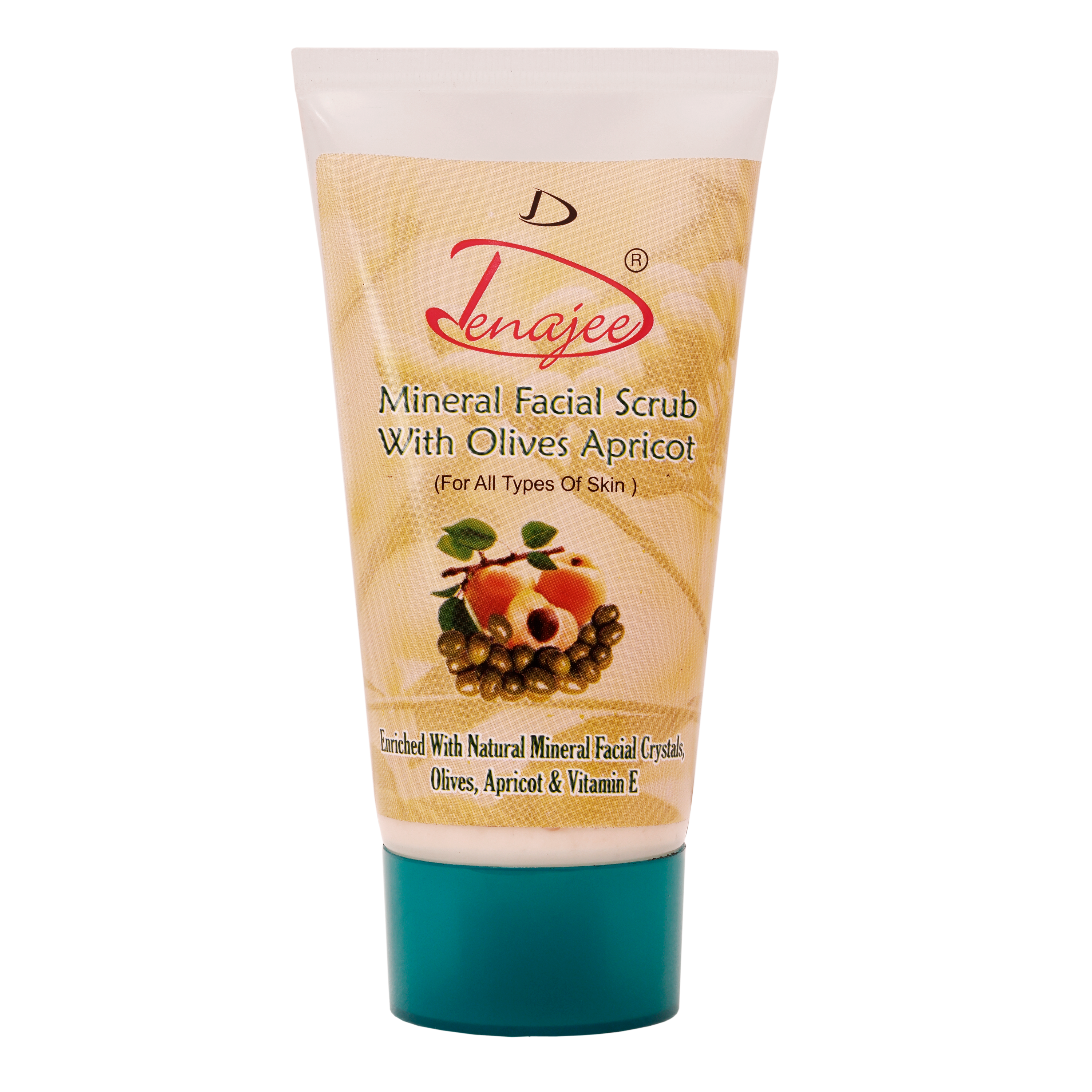 DENAJEE Mineral Facial Scrub With Olives Apricot
