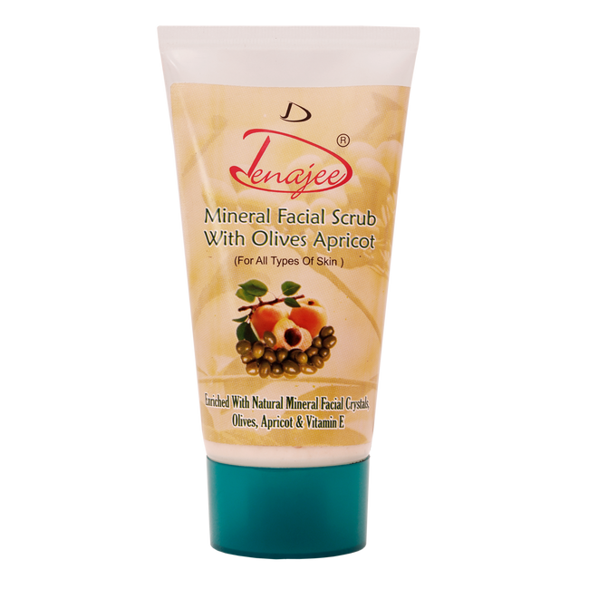 DENAJEE Mineral Facial Scrub With Olives Apricot