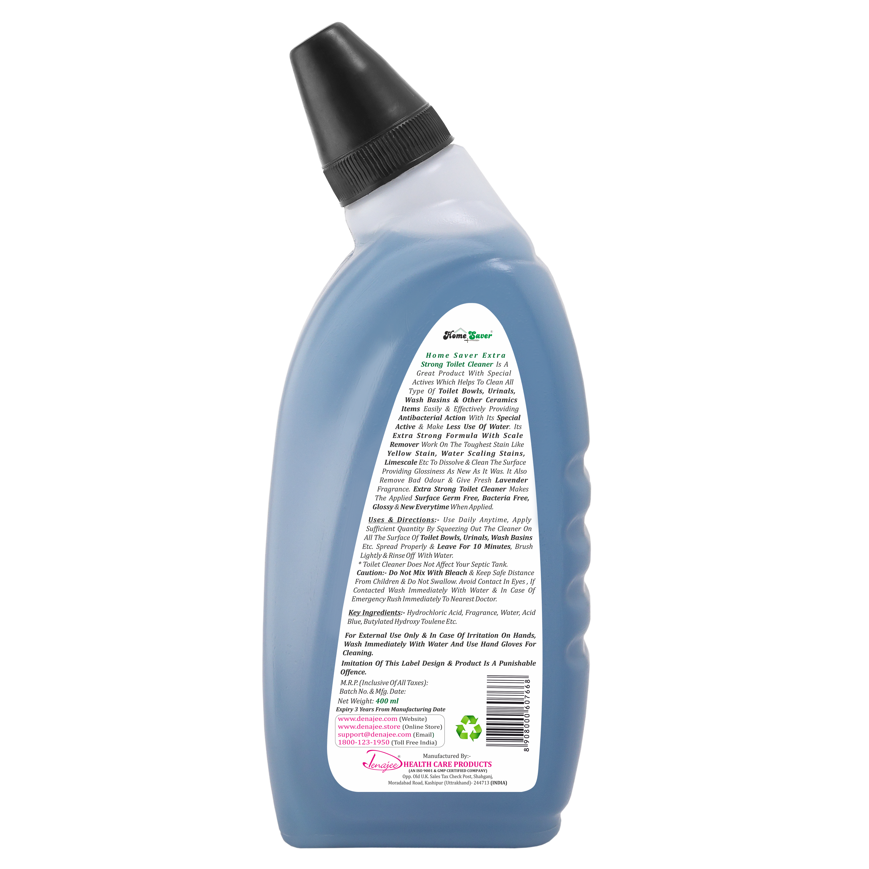 HOME SAVER Extra Strong Toilet Cleaner