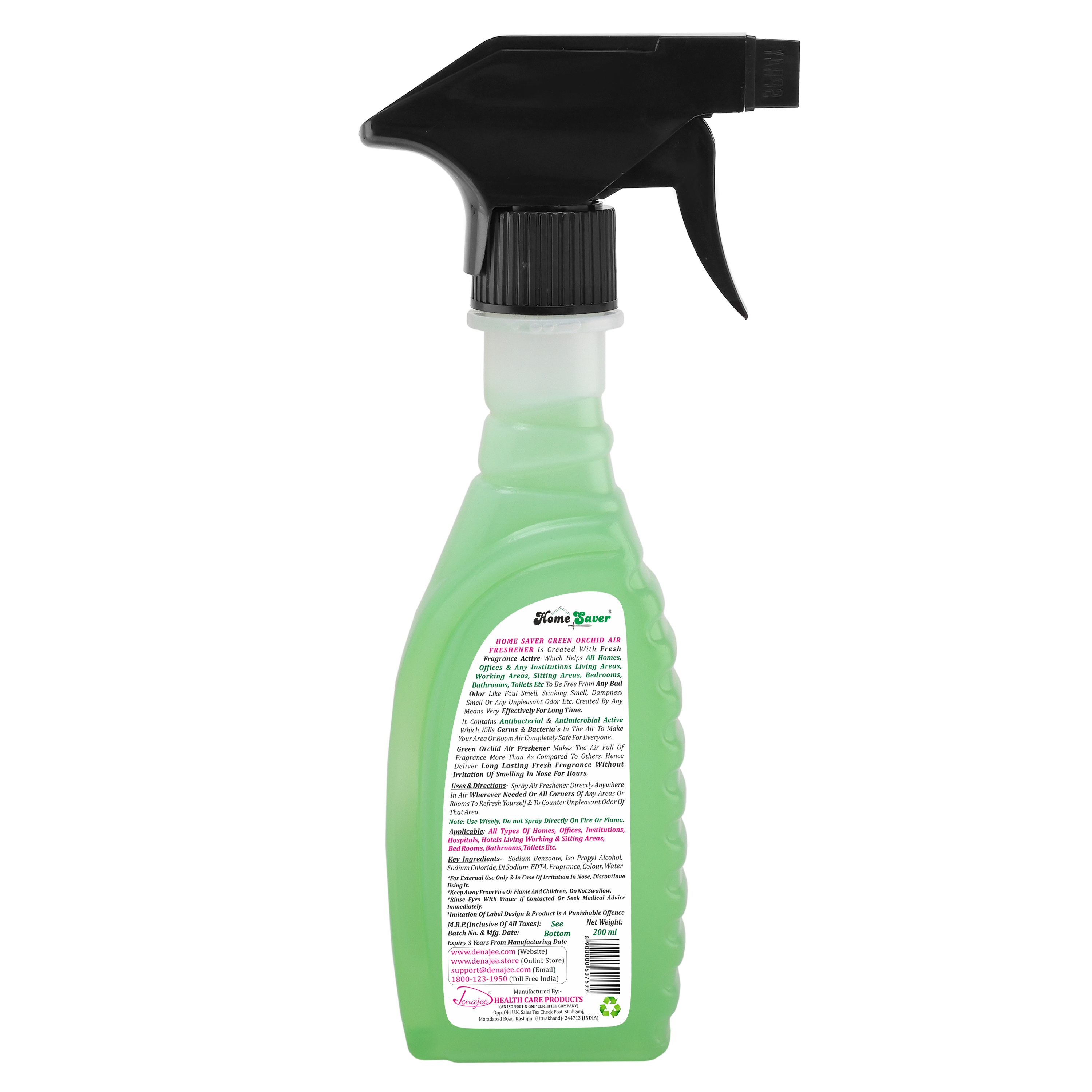 HOME SAVER Green Orchid Air Freshener