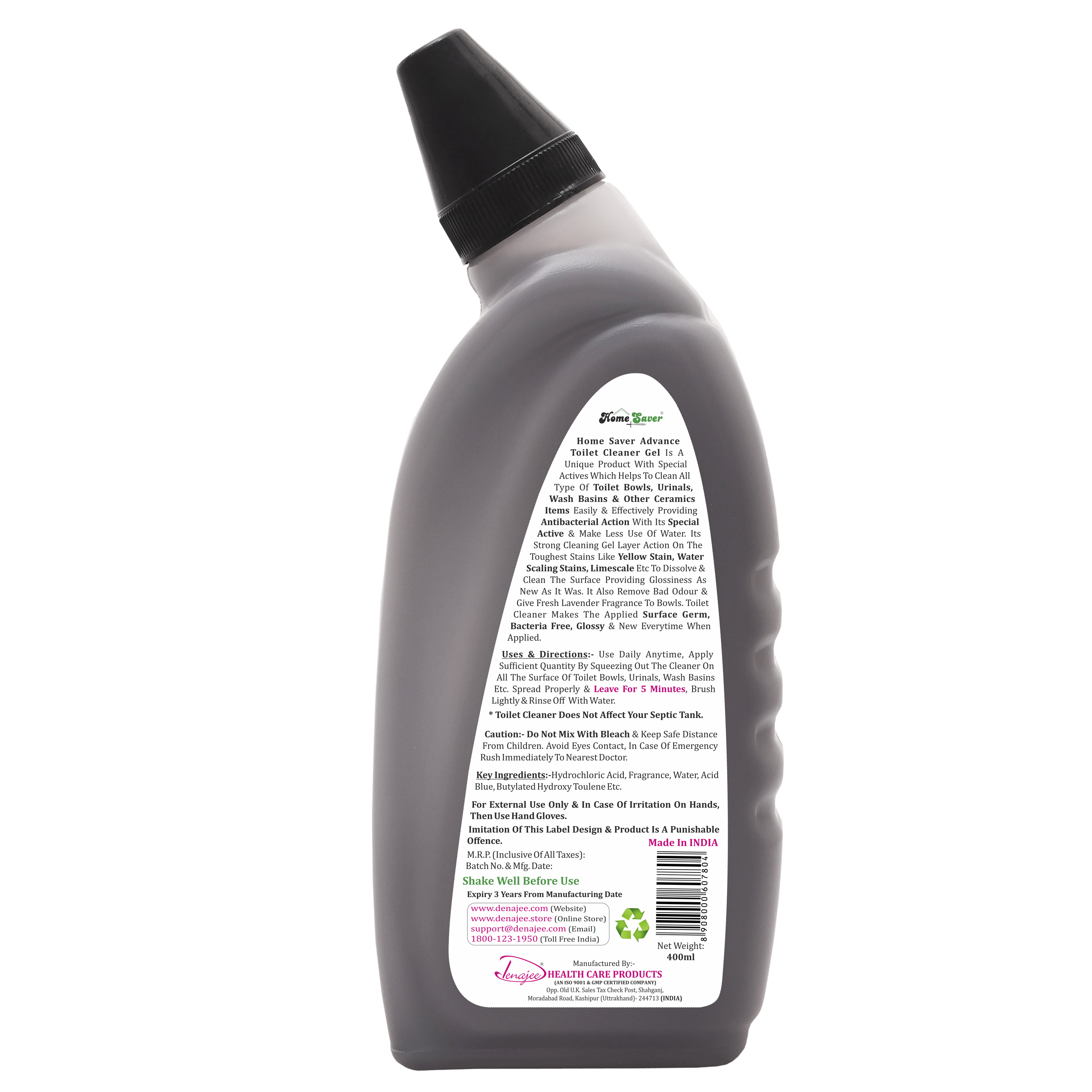 HOME SAVER Advance Toilet Cleaner Gel