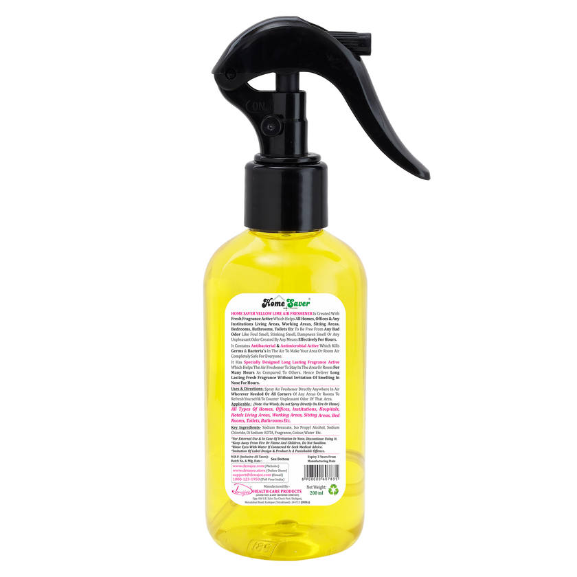 HOME SAVER Yellow Lime Air Freshener