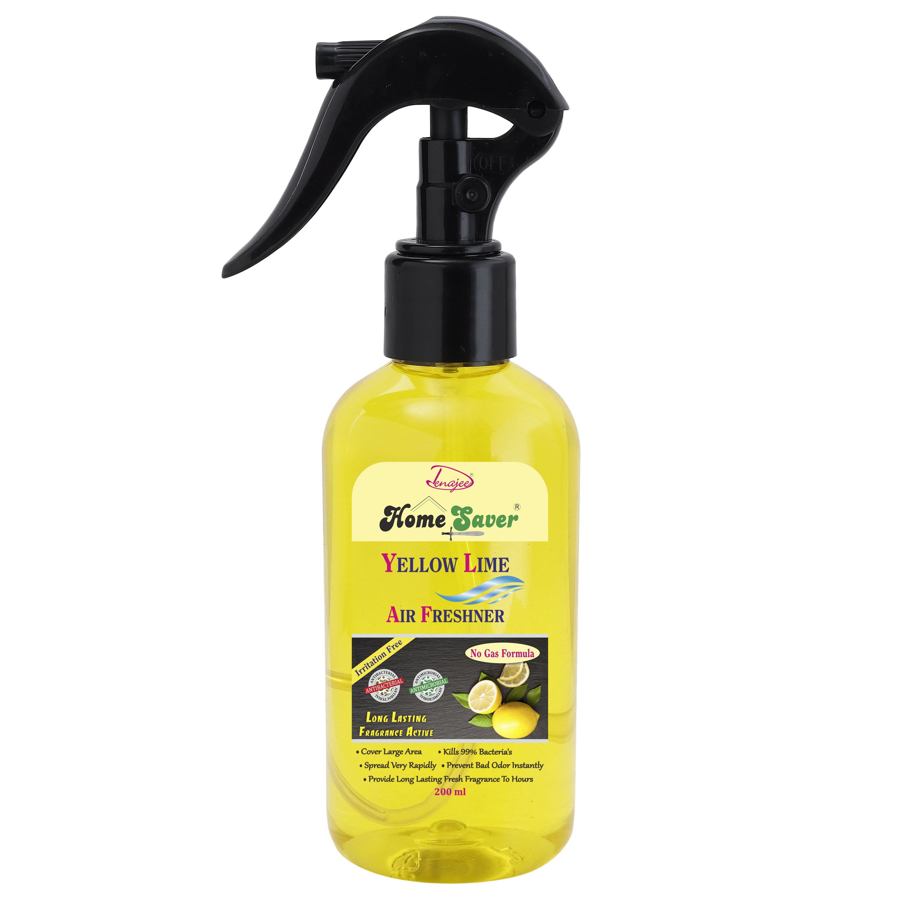 HOME SAVER Yellow Lime Air Freshener