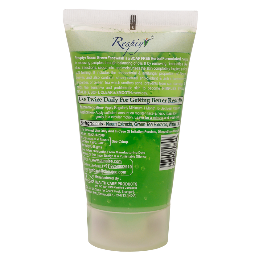 RESPIYR Neem Green Oil Control Face Wash