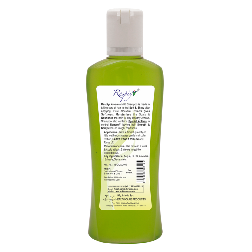 RESPIYR Aloevera Mild Shampoo