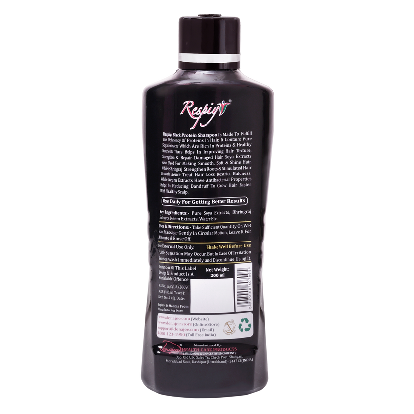RESPIYR Black Protein Shampoo