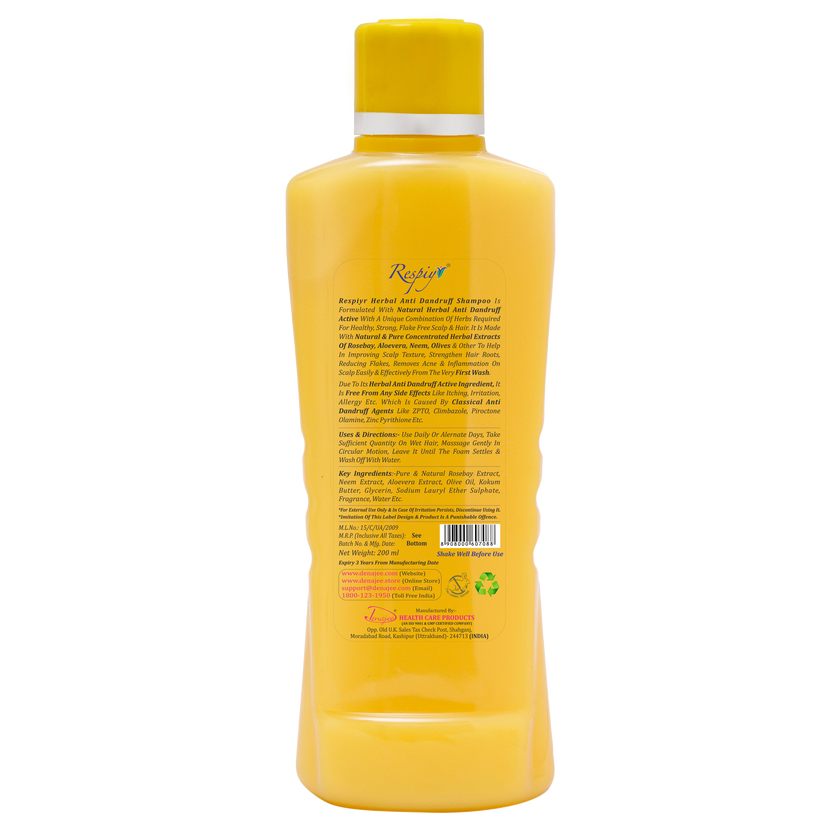 RESPIYR Herbal Anti Dandruff Shampoo
