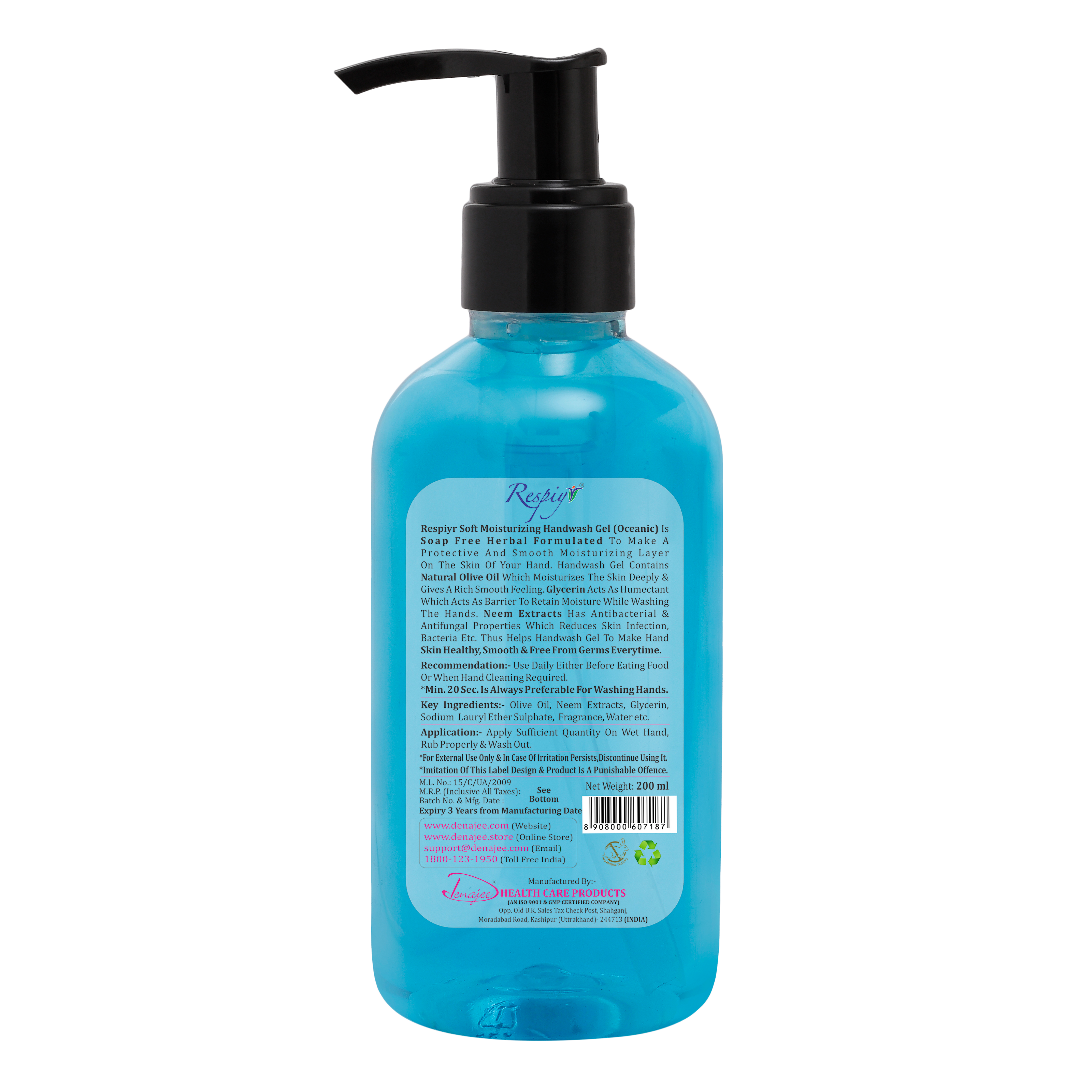 RESPIYR Moisturizing Oceanic Handwash