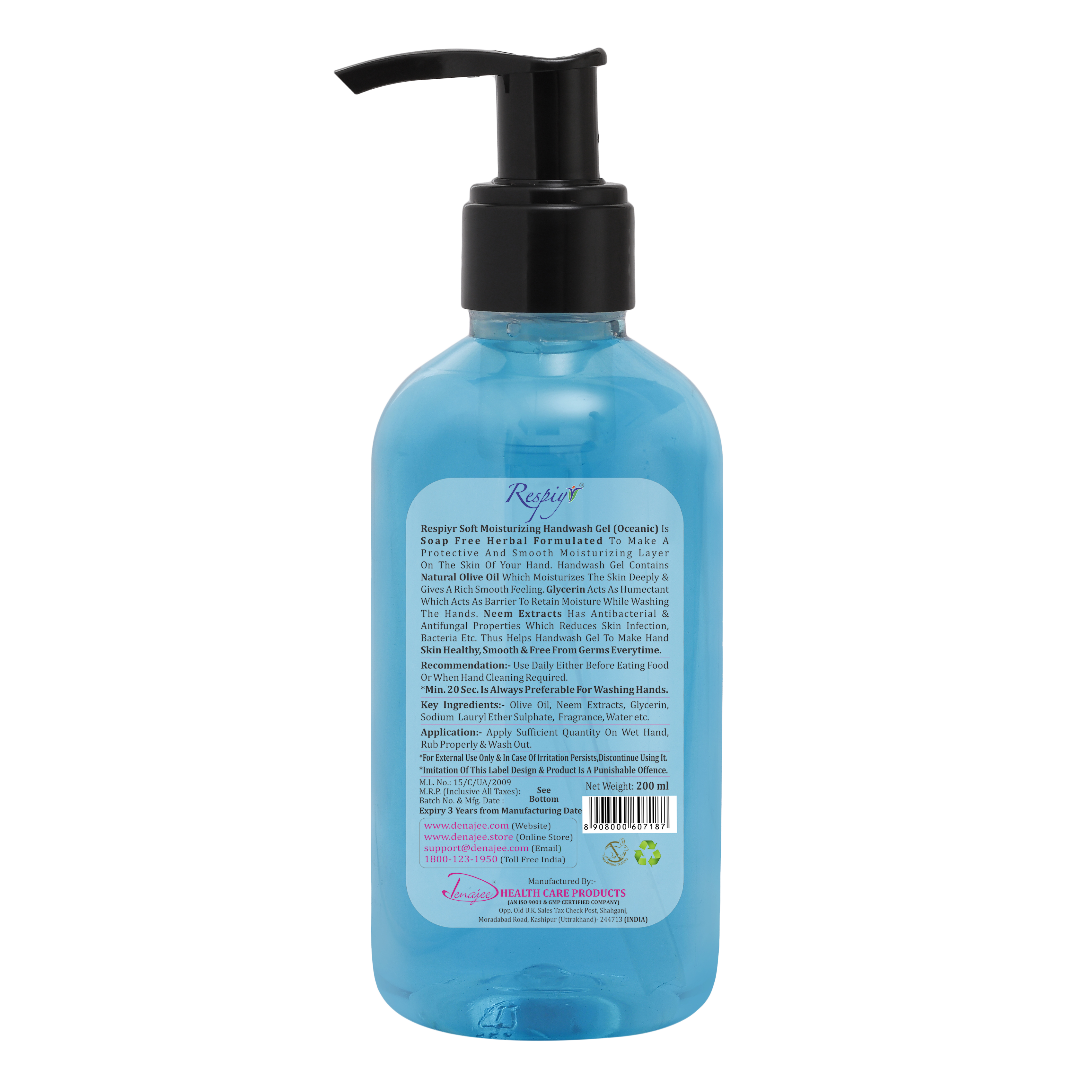 RESPIYR Moisturizing Oceanic Handwash